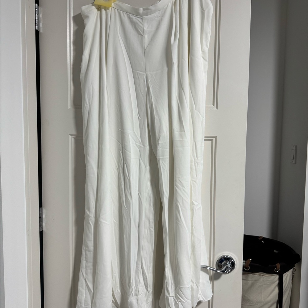 Elegant White Women's dress pants